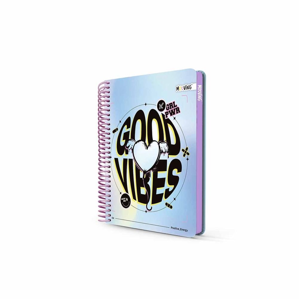 Cuaderno Anillas A5 96H Cuadros 80 g Microp. Grl Pwr Surt. Mooving Paper Imagen principal del producto