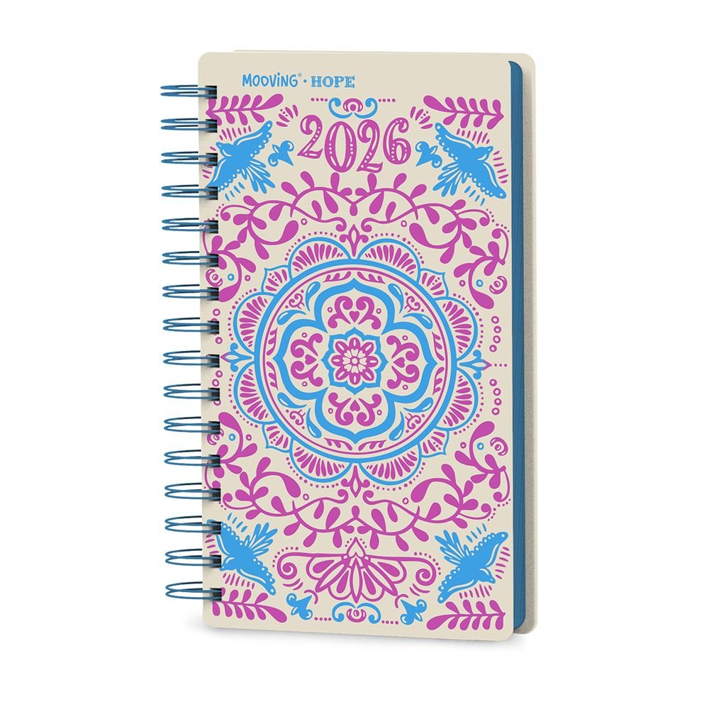 Agenda anual espiral Hope Mandala 2 Mod surt Marca Mooving Agendas Imagen principal del producto