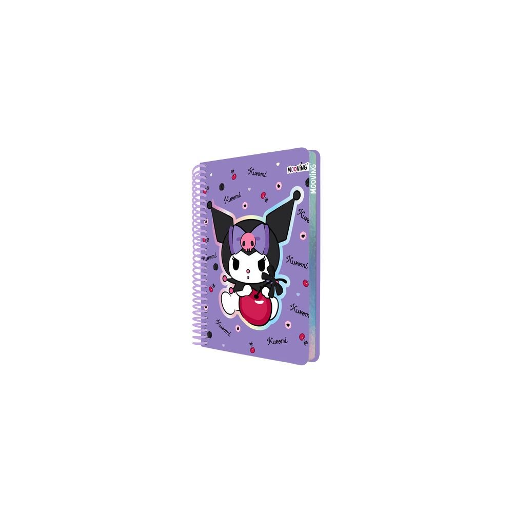 Cuaderno Anillas A6 T/d 96H Rayado Canto Color Kuromy Mooving Paper