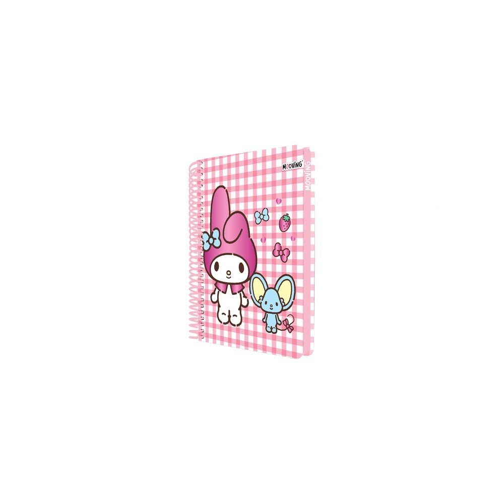 Cuaderno Anillas A6 T/d 96H Rayado Canto Color My Melody Sur Marca Mooving Paper Imagen principal del producto