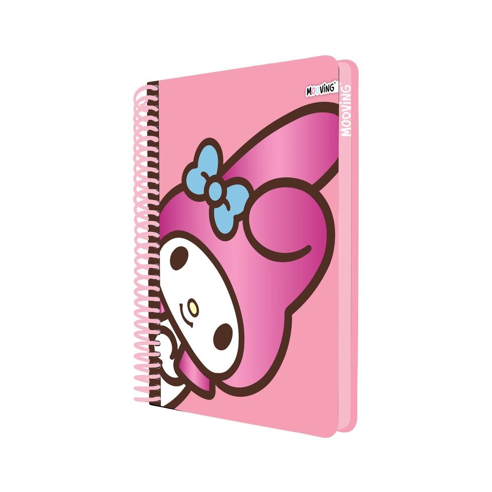 Cuaderno Anillas A4 T/d 96H Cuadro Canto Color My Melody Sur Marca Mooving Paper Imagen principal del producto