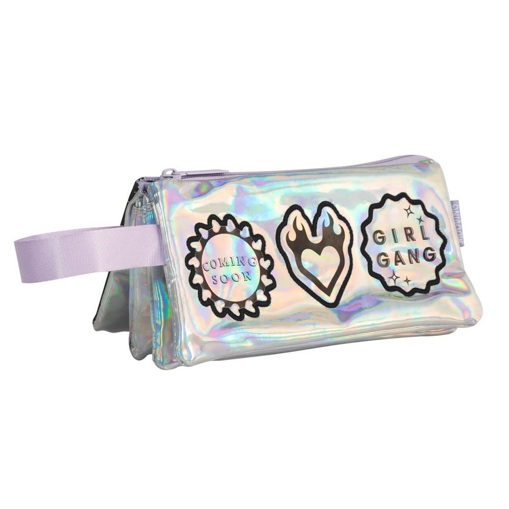 Portatodo triangular cuadruple holographic Girl Gang MOOVING PAPER