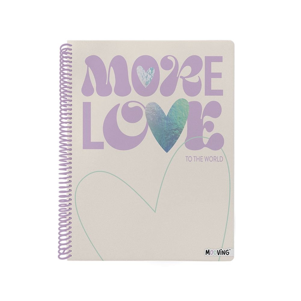 Cuaderno A4 Anillas Universitario Cuadros Cool Surt Marca Mooving Paper Imagen principal del producto