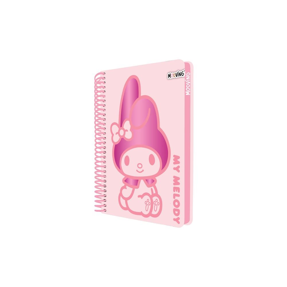 Cuaderno Anillas A5 T/d 96H Cuadro Canto Color My Melody Sur Marca Mooving Paper Imagen principal del producto