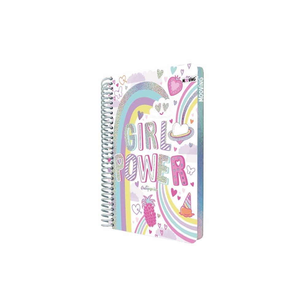 Cuaderno Anillas A5 T/d 96H Cuadro Canto Color Grl Pwr Surt Mooving Paper