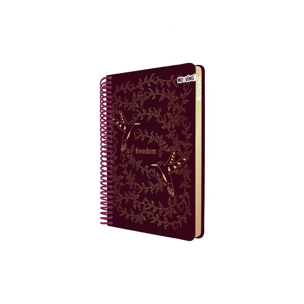 Cuaderno Anillas A5 T/d 96H Cuadros Canto Color Boho Mooving Paper Imagen principal del producto