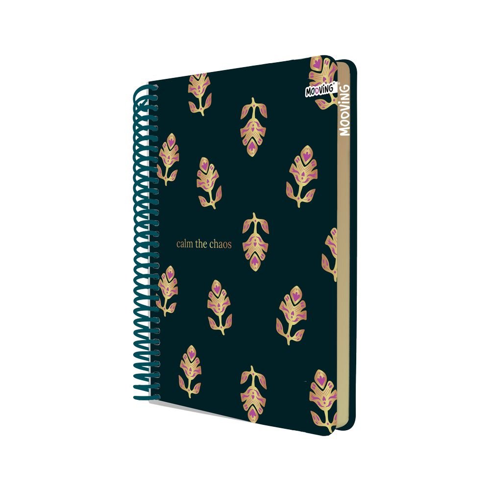 Cuaderno Anillas A4 T/d 96H Cuadros Canto Color Boho Mooving Paper Imagen principal del producto