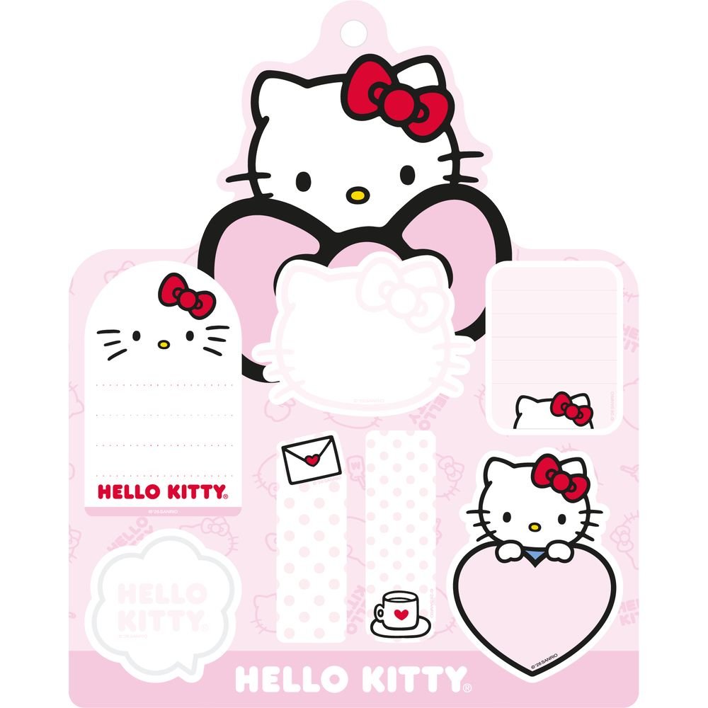 Notas adhesivas Hello Kitty, set de 12 unidades