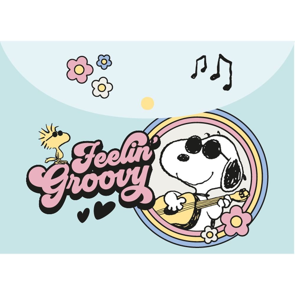 Sobre Portadocumentos Botón A5 Snoopy, 10 unidades