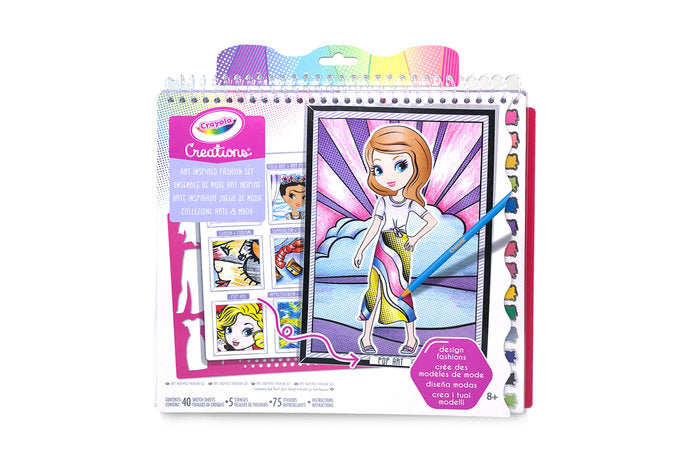 CREATIONS ALBUM ARTE Y MODA | CRAYOLA | 1 UNIDAD | 7879092620044