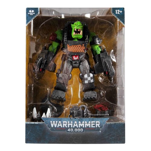 ⚙️ FIGURA MCFARLANE TOYS - WARHAMMER 40K ORK MEGANOB CON SIERRA Imagen principal del producto