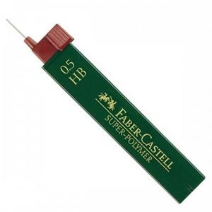 ✅ MINAS FABER 05 HB POLYMER - ENVASE CON 12 RECAMBIOS