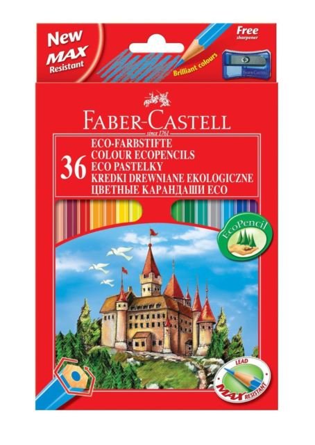 LAPIZ FABER 36 COLORES ECOLOGICOS CON AFILALAPIZ | 1 UNIDADES | (FABER CASTELL) Imagen principal del producto