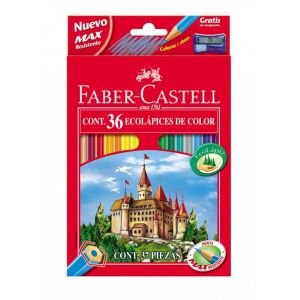 Estuche 36 Lapices Hexagonales de Colores Faber-castell Imagen principal del producto