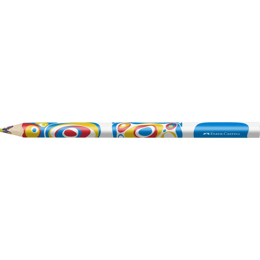 Lápiz Faber Castell Jumbo Multicolor Fantasía 12 unidades