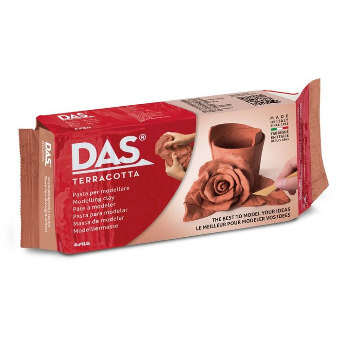 PASTA MODELAR DAS 1 KG TERRACOTA | 1 UNIDADES | (FILA)