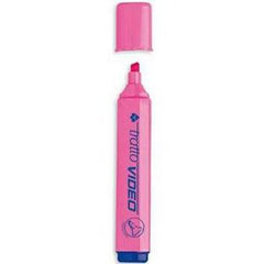 Marcador Tratto Video Rosa | Fila | Pack 12 Unidades