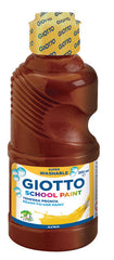 TEMPERA LIQUIDA 250ML GIOTTO MARRON LAVABLE | 1 UNIDADES | (FILA)