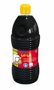 Tempera líquida 1000ml Giotto Bebe negro