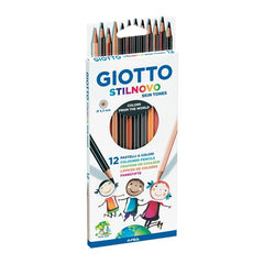 LAPIZ GIOTTO STILNOVO SKIN TONES 12 COLORES | 1 UNIDADES | (GIOTTO)