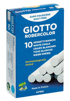 Tiza Robercolor C/10 Blanca Fila Pack 10 Imagen principal del producto