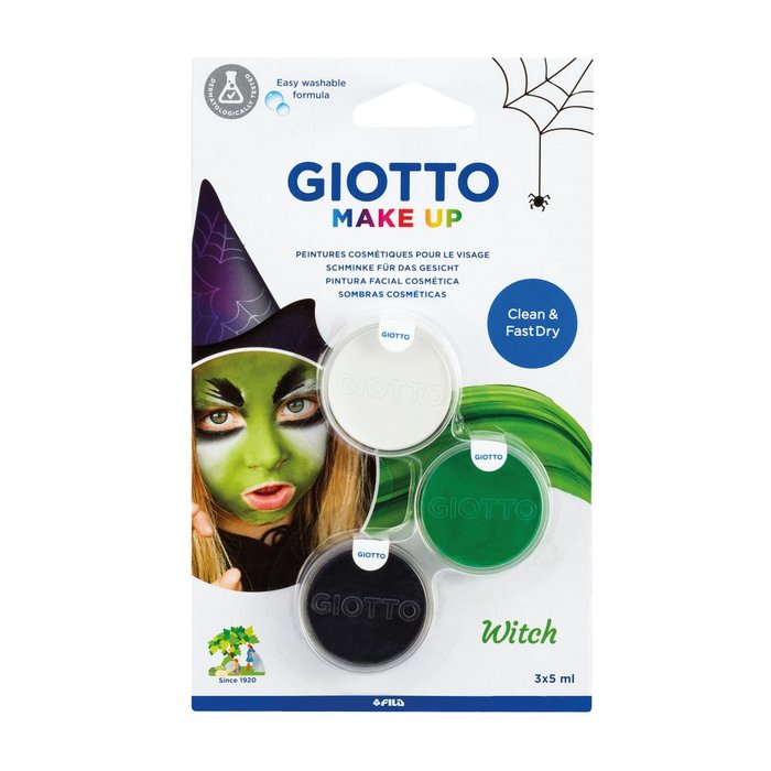 MAQUILLAJE GIOTTO MAKE UP 5 ML BLISTER 3 COLORES BRUJA | 1 UNIDADES | (GIOTTO)