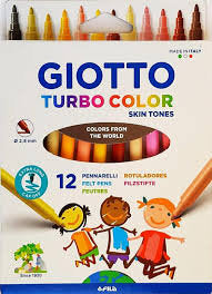 Estuche 12 rotuladores Giotto Turbocolor Skin Tones Imagen principal del producto