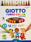 Estuche 12 rotuladores Giotto Turbocolor Skin Tones