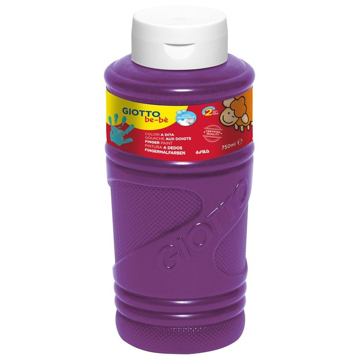Bote Pintura Dedos Giotto 750ml Violeta Imagen principal del producto