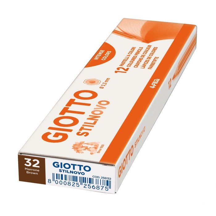 Lápiz de color Giotto Stilnovo marrón 12 unidades Maimeri Imagen principal del producto