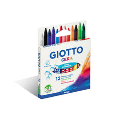 CERA GIOTTO 12 COLORES SURTIDOS | 1 UNIDADES | (FILA)