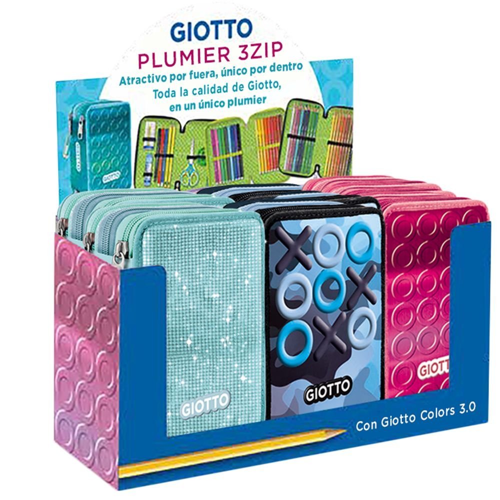 Expositor 6 Plumier Triple Giotto Surtidos