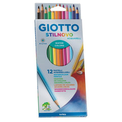 LAPIZ ACUARELA GIOTTO STYLNOVO 12 COLORES SURTIDOS | 1 UNIDADES | (FILA)