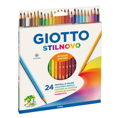 LAPIZ GIOTTO STYLNOVO 24 COLORES SURTIDOS | 1 UNIDADES | (GIOTTO)