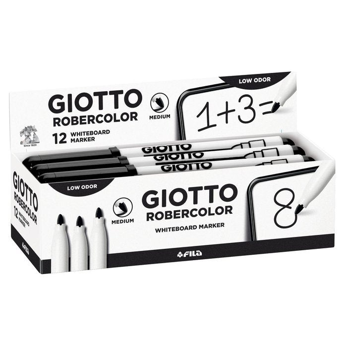 C/12 Rotulador Robercolor Negro Giotto Whiteboard Marker