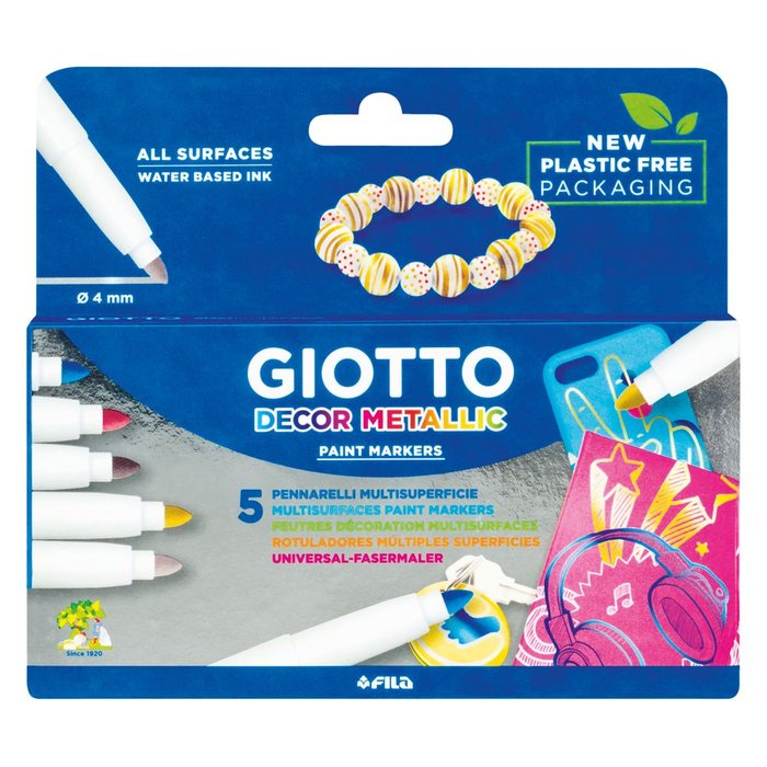Rotulador Giotto Decor Metal | Fila | Pack 1 Unidades
