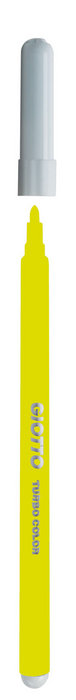 Rotulador Giotto Turbocolor Amarillo | Fila | Pack 12 Unidades