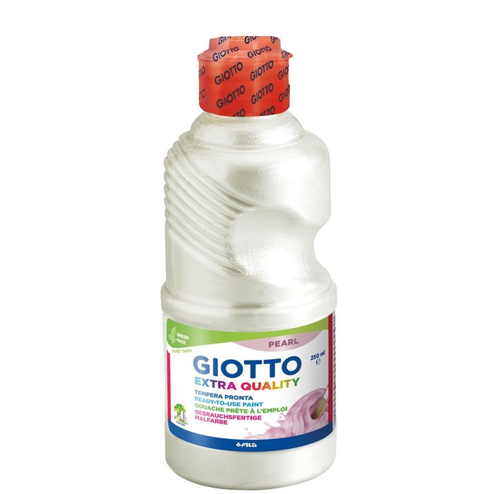 TEMPERA LIQUIDA GIOTTO 250ML NACARADA BLANCO | 1 UNIDADES | (FILA)