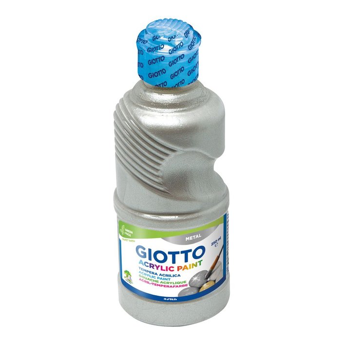 Tempera Giotto Acrílica Plata 250 ml