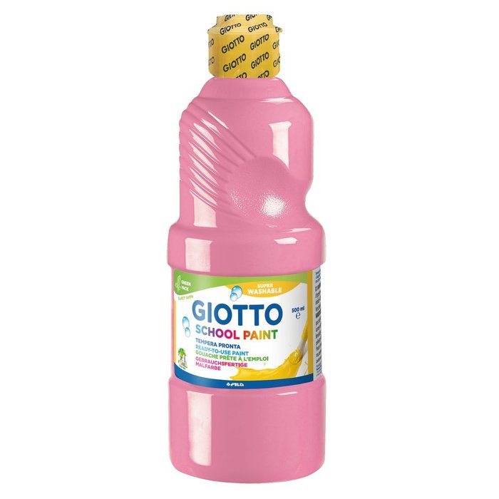 TEMPERA LIQUIDA 500ML GIOTTO LAVABLE ROSA | 1 UNIDADES | (GIOTTO) Imagen principal del producto