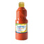 Bote témpera escolar Giotto 500ml rojo escarlata