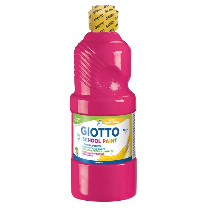 Bote témpera escolar Giotto 500ml magenta Imagen principal del producto