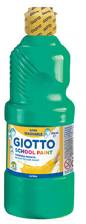 TEMPERA ESCOLAR GIOTTO 500ML VERDE OSCURO | 1 UNIDADES | (GIOTTO)
