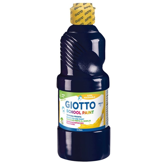TEMPERA ESCOLAR GIOTTO 500ML NEGRO | 1 UNIDADES | (GIOTTO) Imagen principal del producto