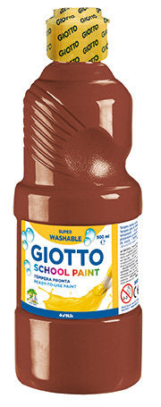 TEMPERA ESCOLAR GIOTTO 500ML MARRON | 1 UNIDADES | (GIOTTO) Imagen principal del producto