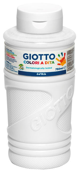 Bote Pintura Dedos Giotto 750ml Blanco Imagen principal del producto