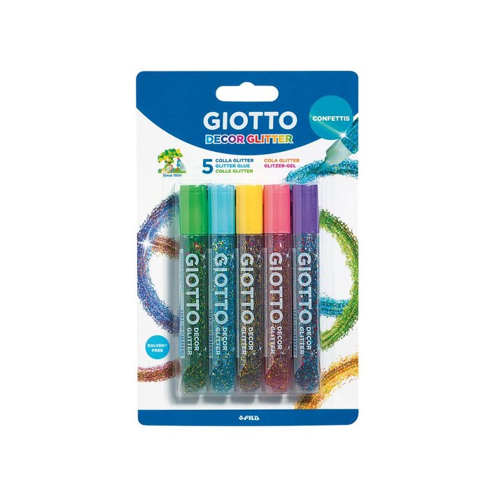 GLITTER GLUE GIOTTO 10,5ML CONFETTIS | 1 UNIDADES | (GIOTTO) Imagen principal del producto
