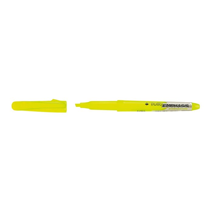 Rotulador Fluor Tratto Emphasis Amarillo | Fila | Pack 12 Unidades
