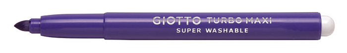 Rotulador Giotto Turbo Maxi Violeta | Fila | Pack 12 Unidades