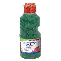 TEMPERA GIOTTO 250ML GLITTER VERDE | 1 UNIDADES | (FILA)